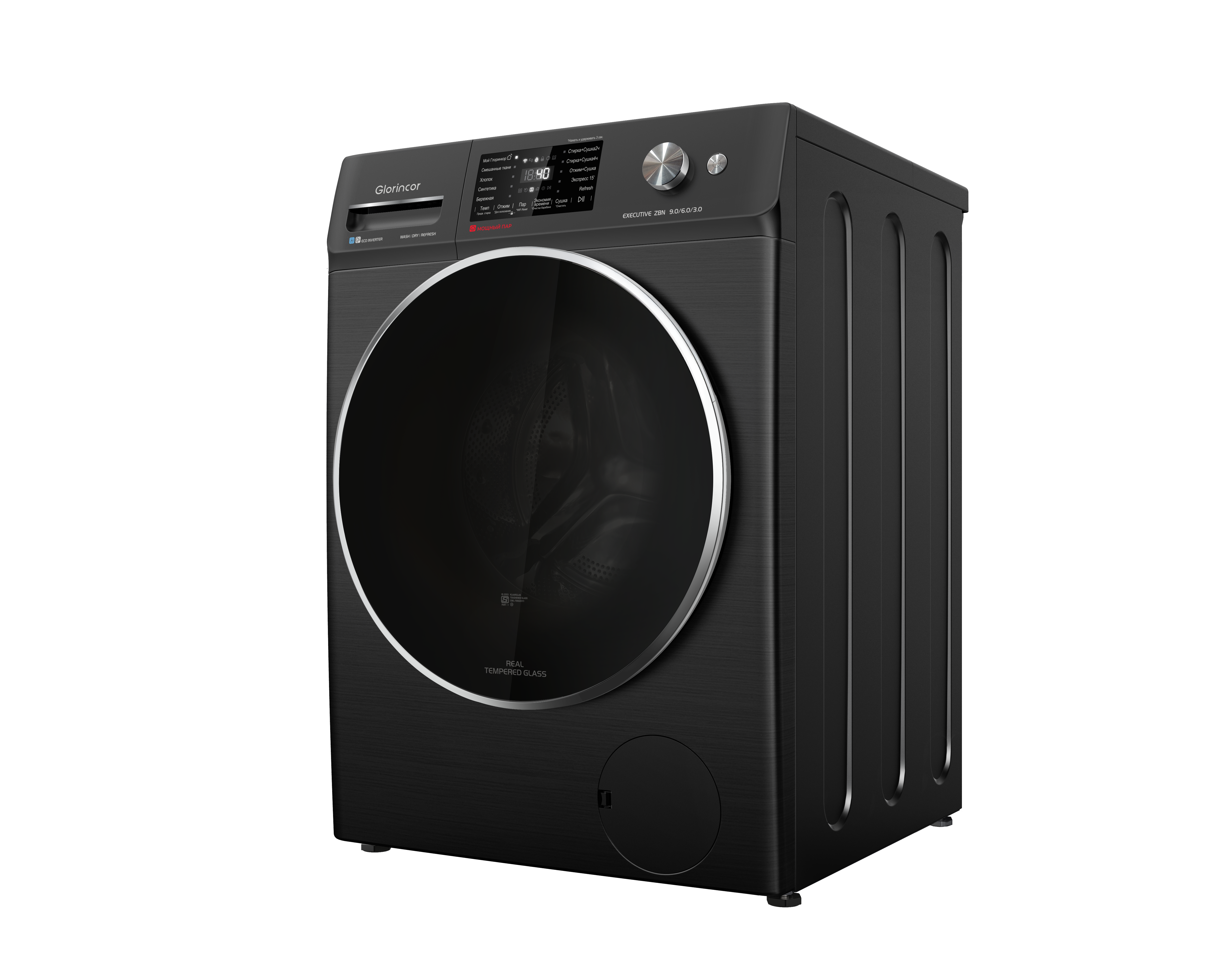Cтирально-сушильная машина Glorincor Executive ZBN 9/6/3 кг. 1400RPM